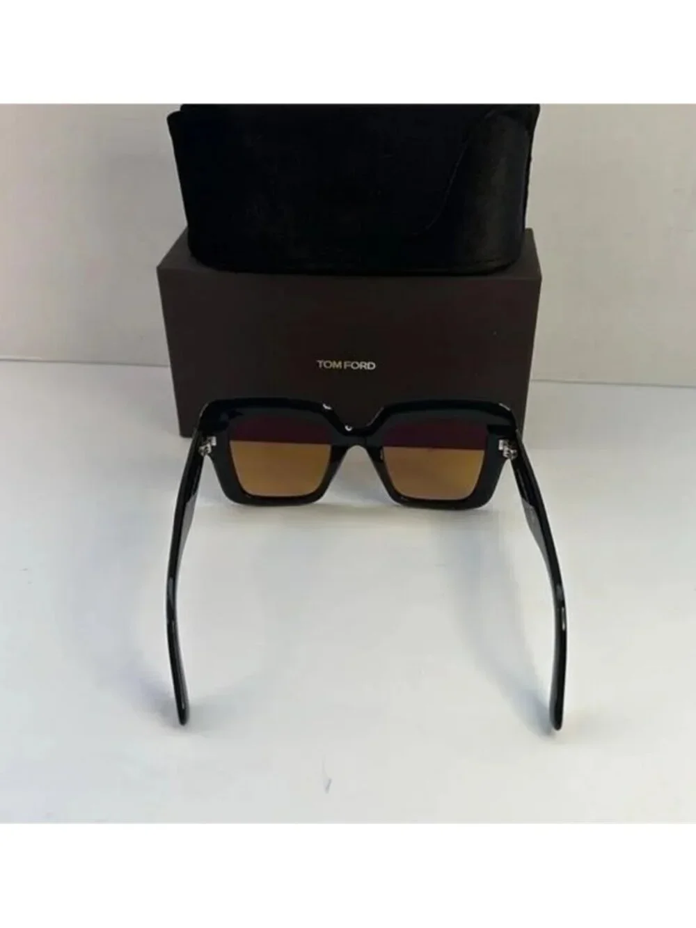 New Authentic Tom Ford Esme FT1157 01E Black Yellow TF1157 - Picture 10 of 10